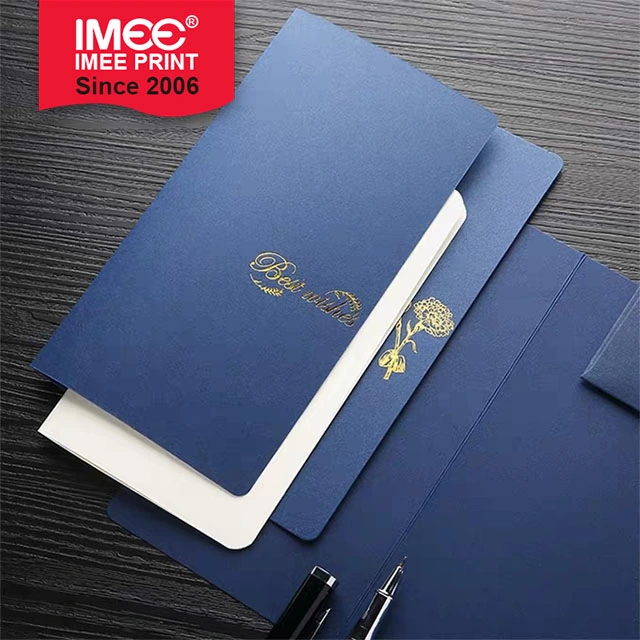 Imee Blue Business Thanksgiving Blessing Birthday New Year Greeting Card Christmas Holiday Greeting Card