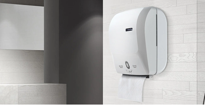 Hotel Luxury Toilet Paper Dispenser, Round Paper Dispenser Wall Mounted