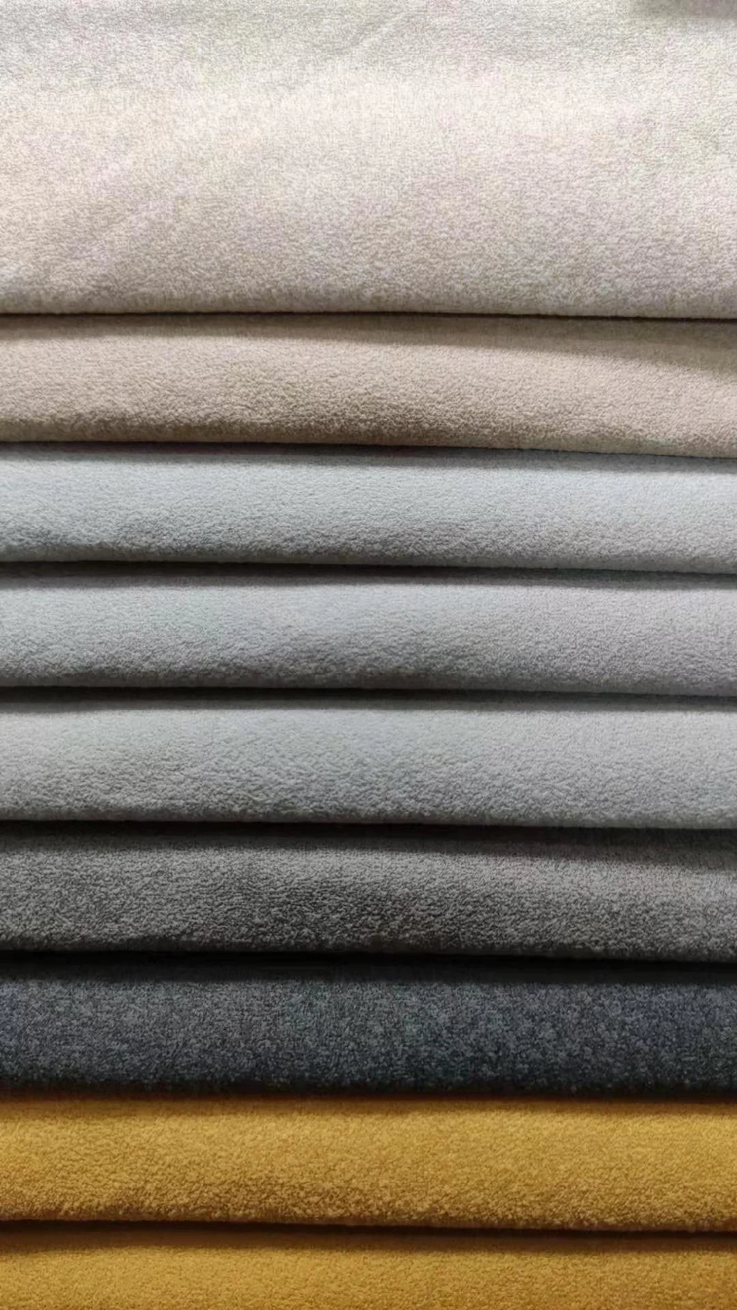Sofa Fabric for Upholstery Cushion Cover 100% Polyester Linen Look