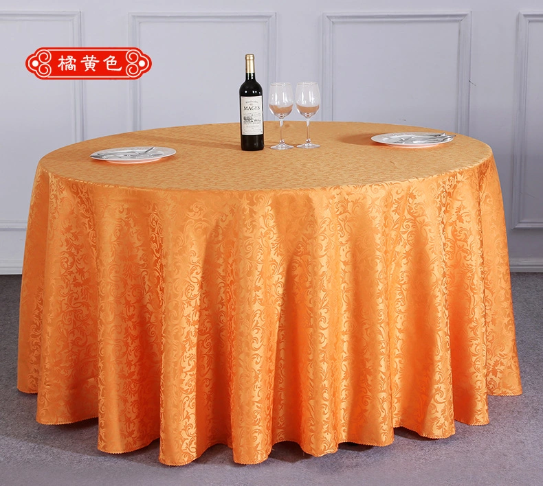 Hook Flower Large Leaf Polyester Party Tablecloth Covers