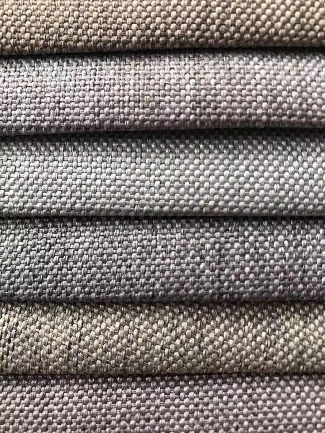 100% Polyester Sofa Fabric Upholstery Linen Look Fabric for Seat Cover