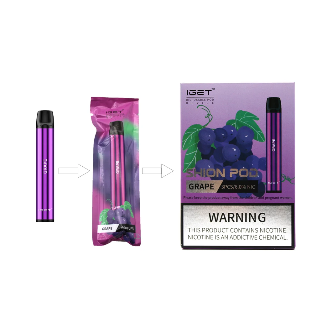 Iget Shion Disposable Premium Quality Electronic Cigarette Shion Disposable Vape