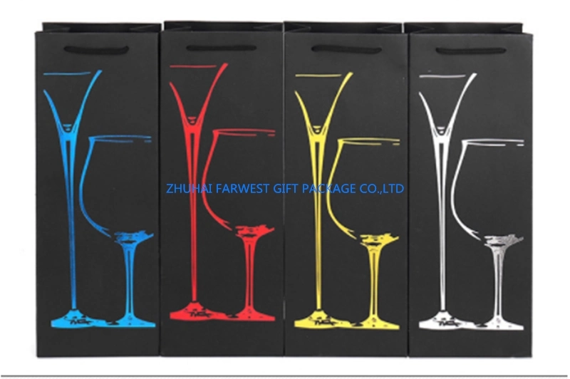 Paper Bags Paper Shopping Bag for Red Wine Gift Packaging Wholesale Good Price