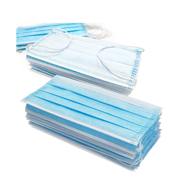 Large in Stock Factory Disposable Earloop 3 Ply Disposable Face Mask