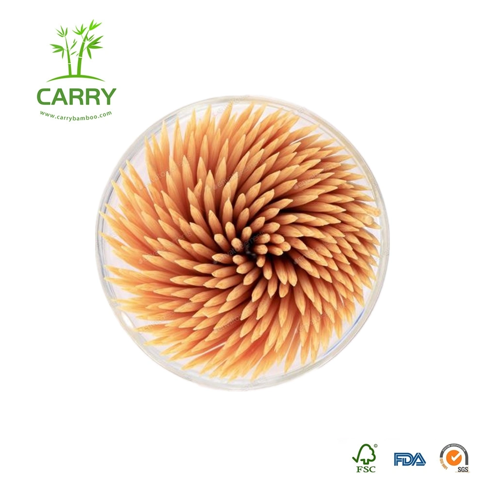 Disposable Individual Wood Mint Flavored Paper Wrap Toothpicks