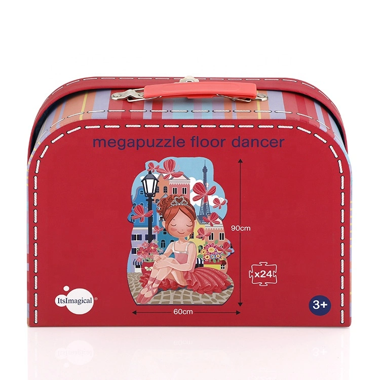 Personalised Customized Baby Blankets Packaging Cardboard Suitcase Box Wholesale Early Childhood Toys Set Mystery Paper Boxes