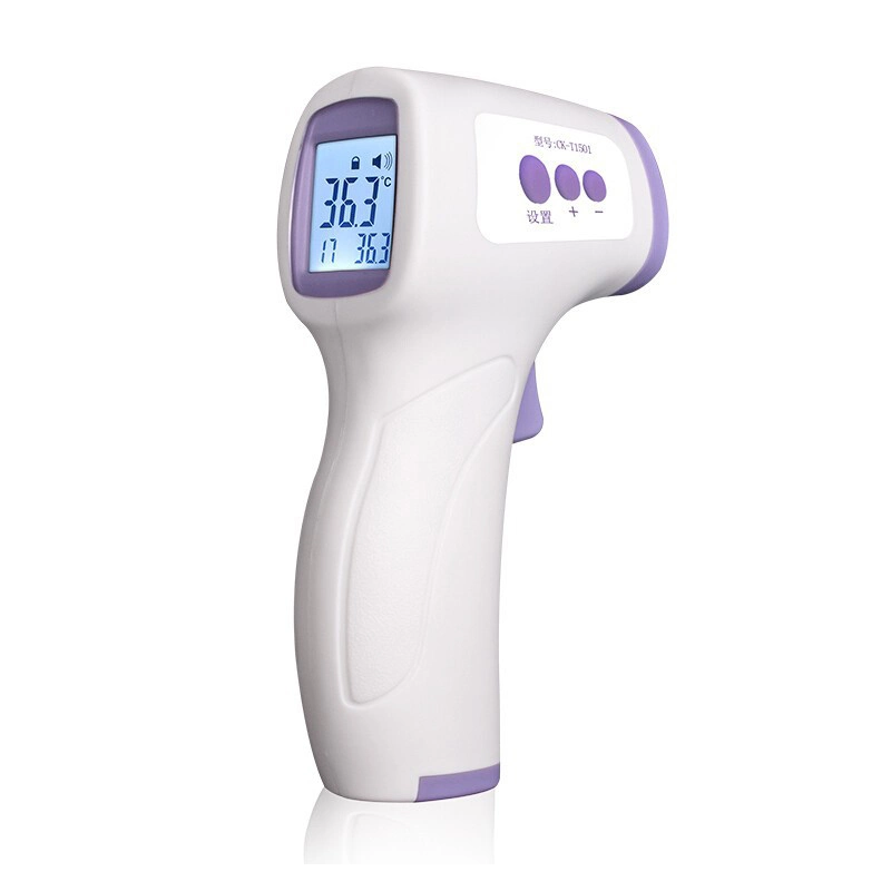 Three Color Backlight Reminder Non Touch Infrared Body Measurement Thermometer for Adults