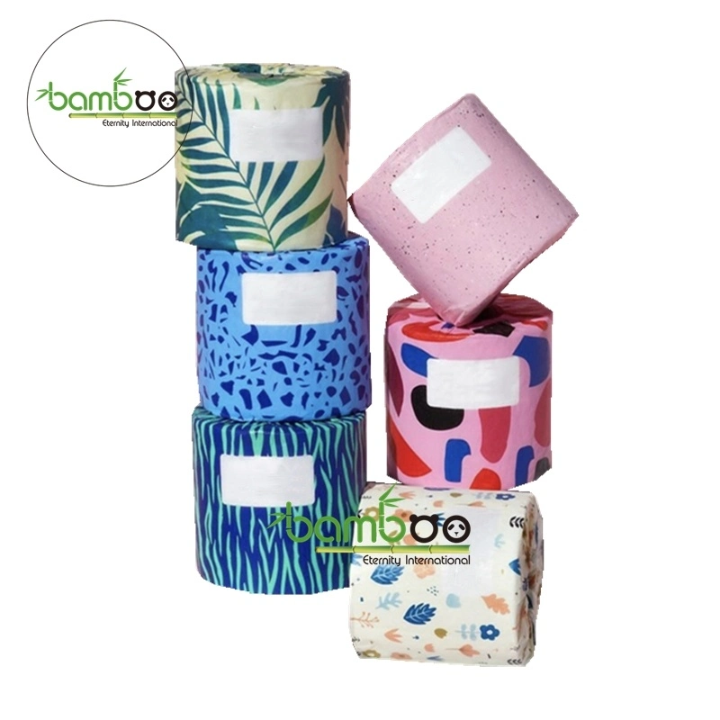 Wholesale Soft 100% Virgin Recycle Bamboo Hygenic Toilet Paper Roll