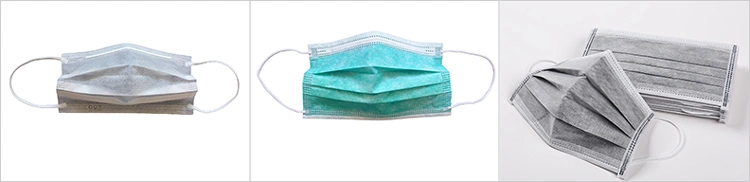 50 Pack 3 Ply Non Woven Sanitary Anti Pollen Thick Medical Disposable Earloop Dental Mask