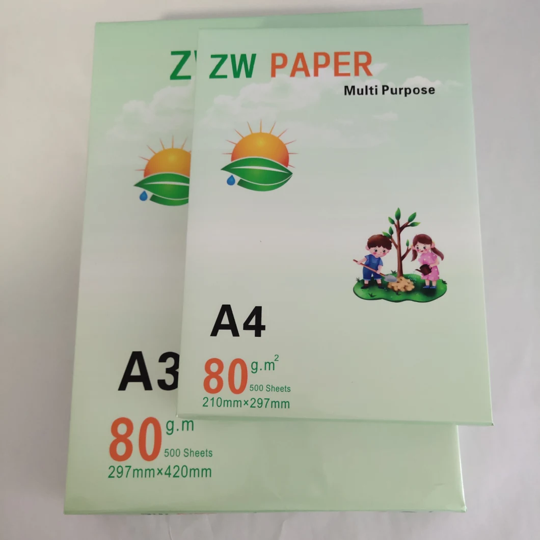 High Brightness Good Quality A4 Paper Office Printing 80GSM Paper