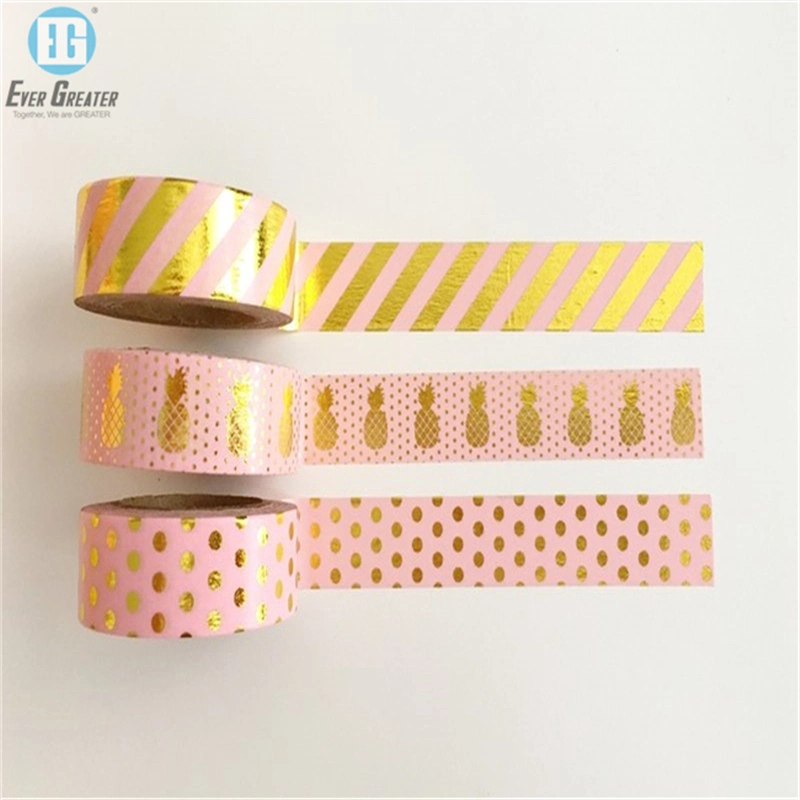 Adhesive Custom Decorative Coloring Cute Washi Paper Sticker Tape