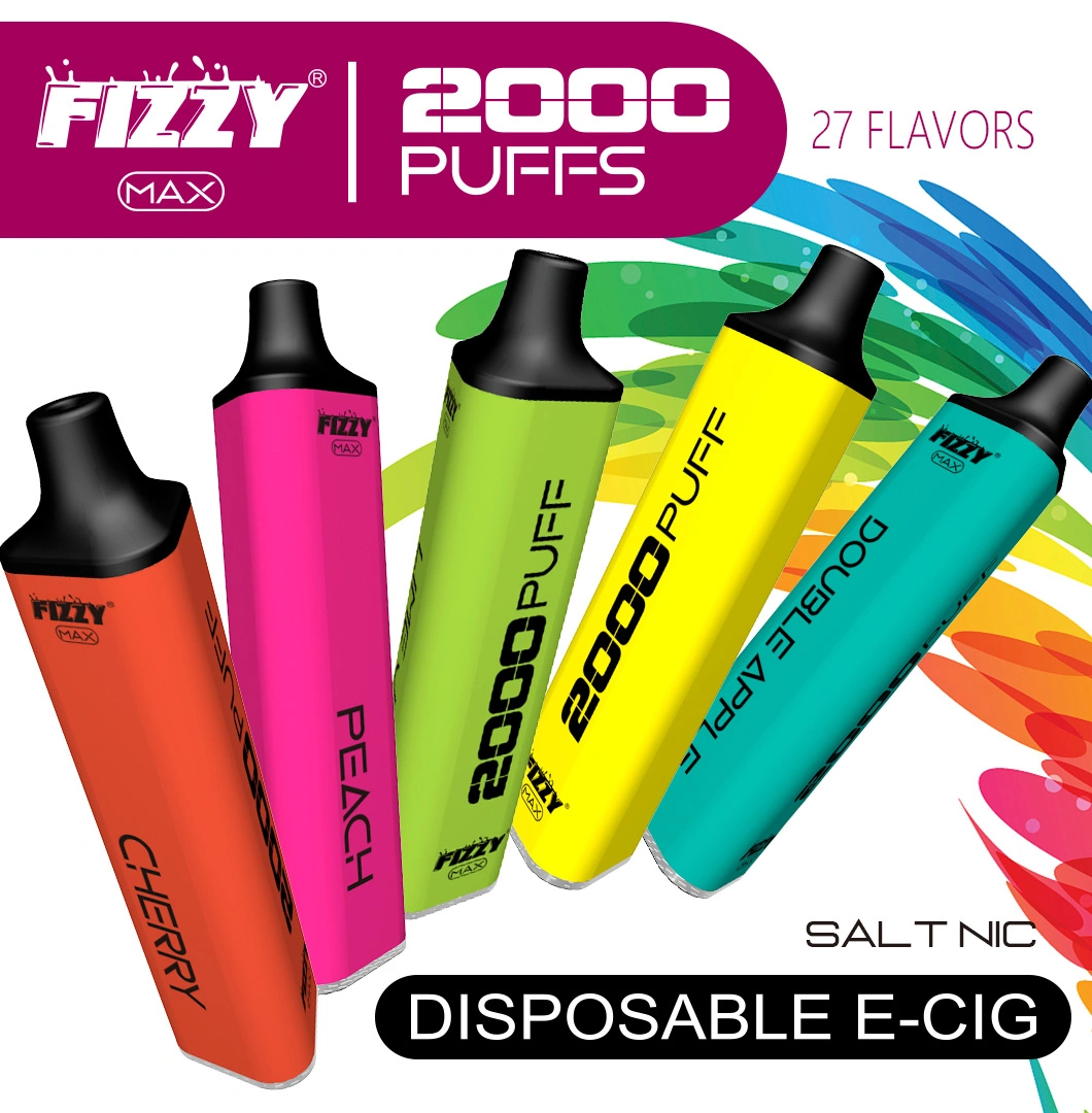 2021 Hot Sales 2000 Puff Disposable Premium Quality USA Favorite Electronic Cigarette Disposable Vape Pen