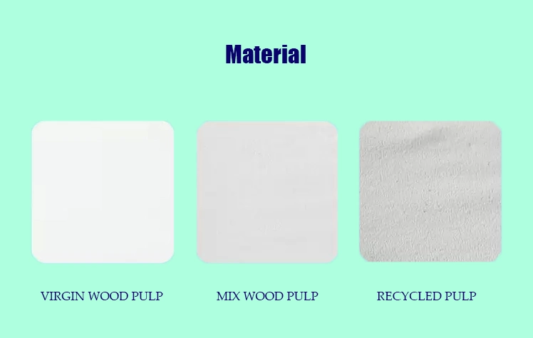 Super-Soft White No-Embossing Facial Tissue Roll Tissue Paper Tissue