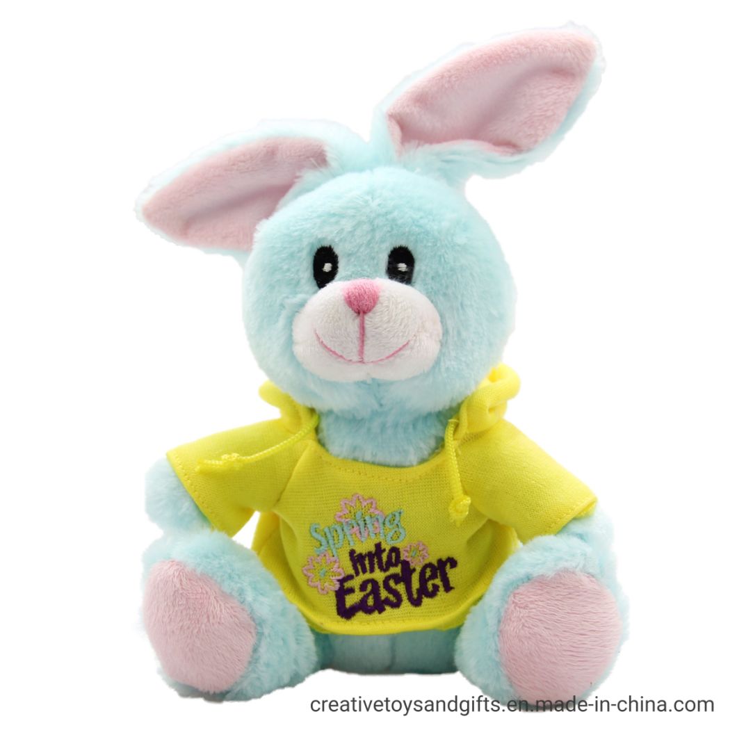 Soft Stuffed Easter Bunny with Hoodie Easter Gifts for Kids