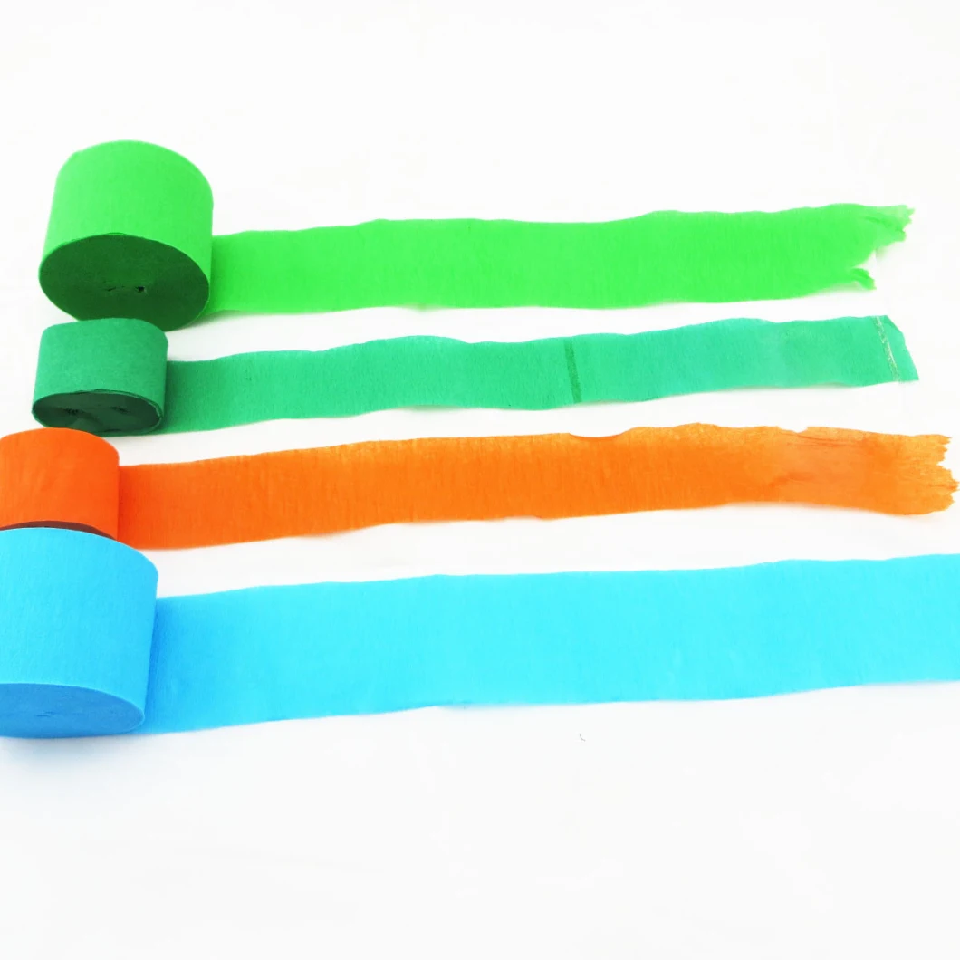 Colorful Party Decoration Paper Roll Party Crepe Streamer