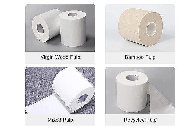 High Quality Factory Direct Embossed Paper Rolls Virgin Recycle Bamboo Hygenic Toilet Paper Roll