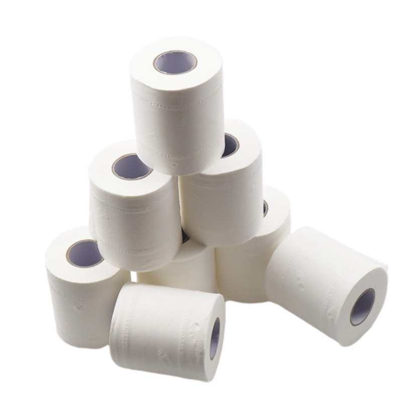 Wholesale Wood Pulp White Eco-Friendly Bulk Bathroom Tissue Toilet Paper Manufacturer
