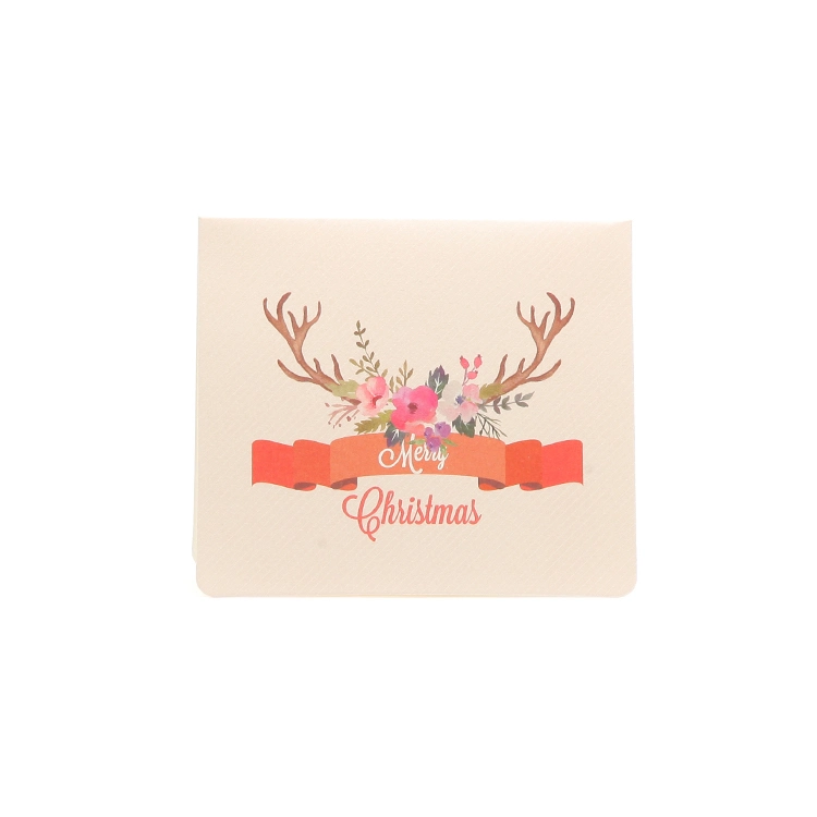 Festival Colorful Paper Gift Greeting Card Personalised Cartoon Merry Christmas Cards