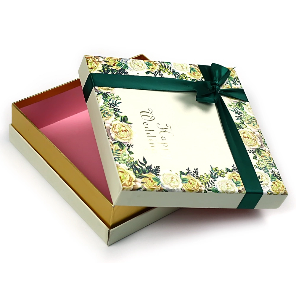Beautiful Wedding Candy Paper Gift Box Wholesale Small Size Gift Paper Packaging Box