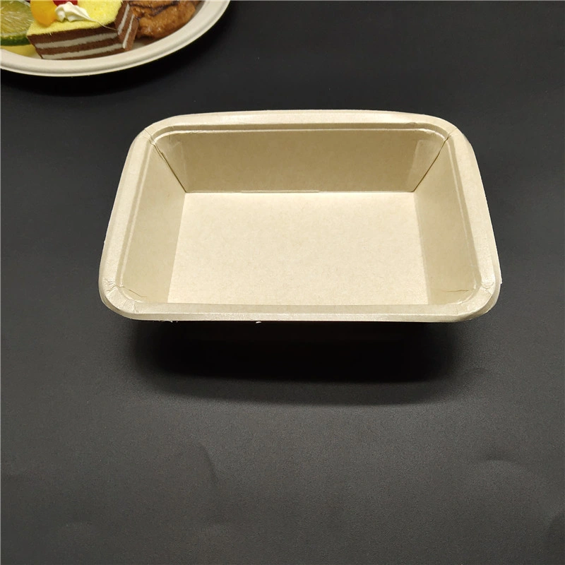 Disposable Kraft Paper Lid Soup Bucket Paper Cover Round Box Lid Takeout Package Paper Bowl Cover Round Fast Food Box Paper Lid