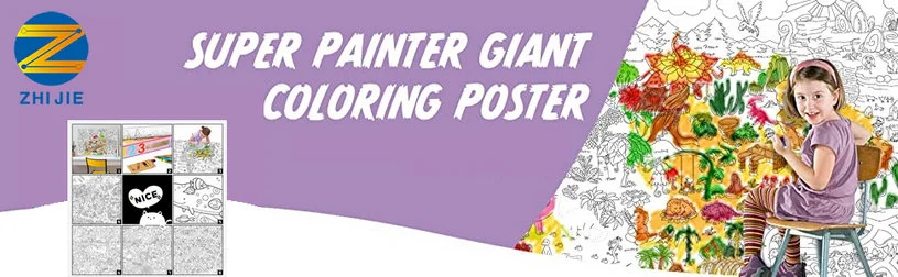Super Painter Giant Wall Coloring Roll Paper Poster