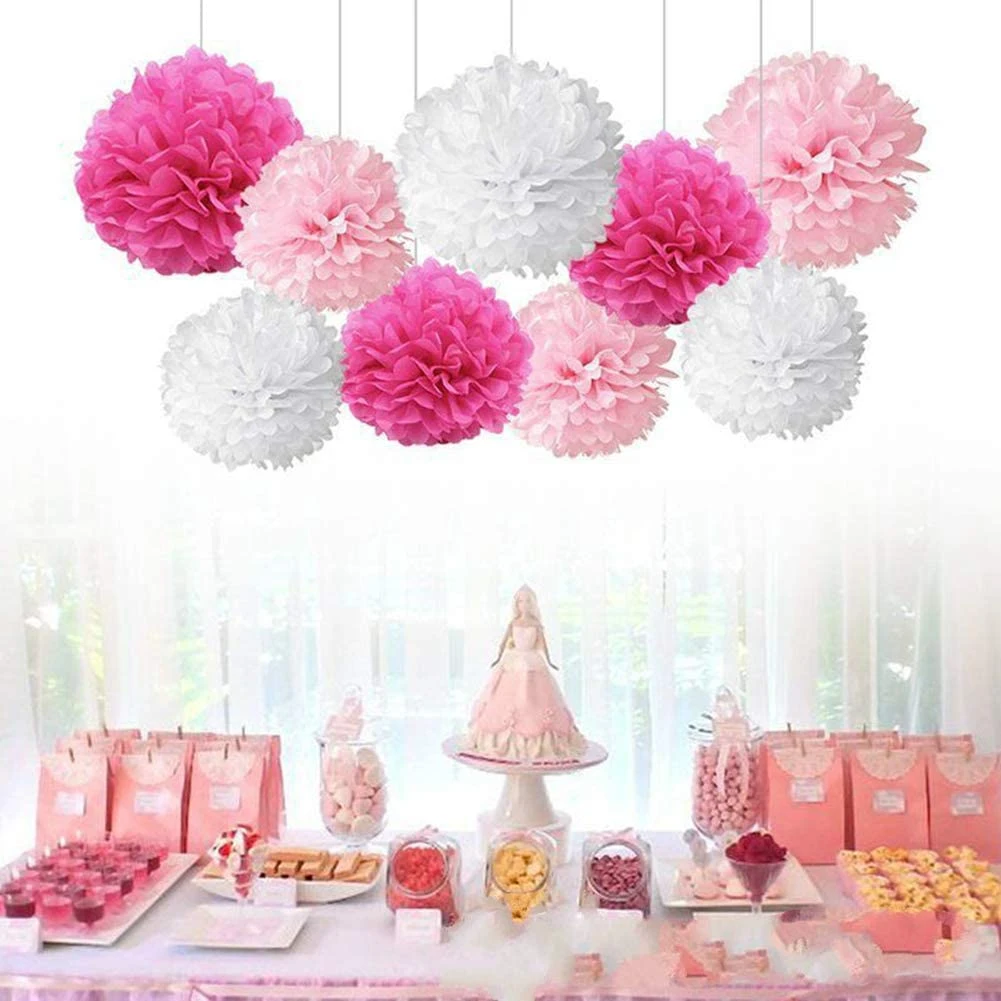 Party Paper Decor Tissue POM POM for Birthday Party Wedding Event Decorations