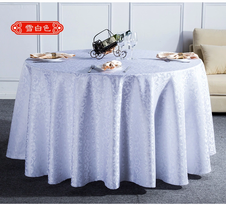 Hook Flower Large Leaf Polyester Party Tablecloth Covers