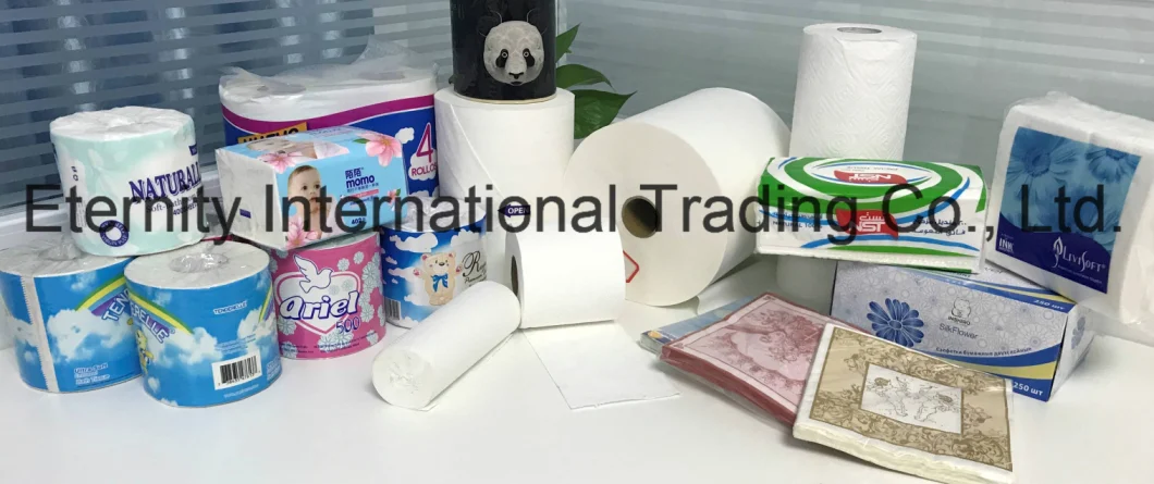 Factory Direct Wholesale Absorbent Soft 100% Virgin Recycle Bamboo Hygenic Toilet Paper Roll