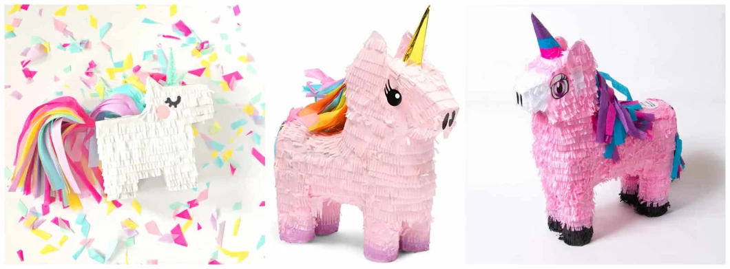 High Quality Regular Diamond Wedding Party Tissue Paper Foil Pinata for Kids Party Gifts
