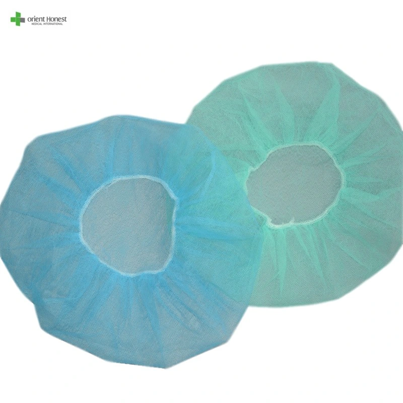 Directly Manufacturer, Disposable Caps, White, Black, Blue, Brown Disposable Bouffant Hats