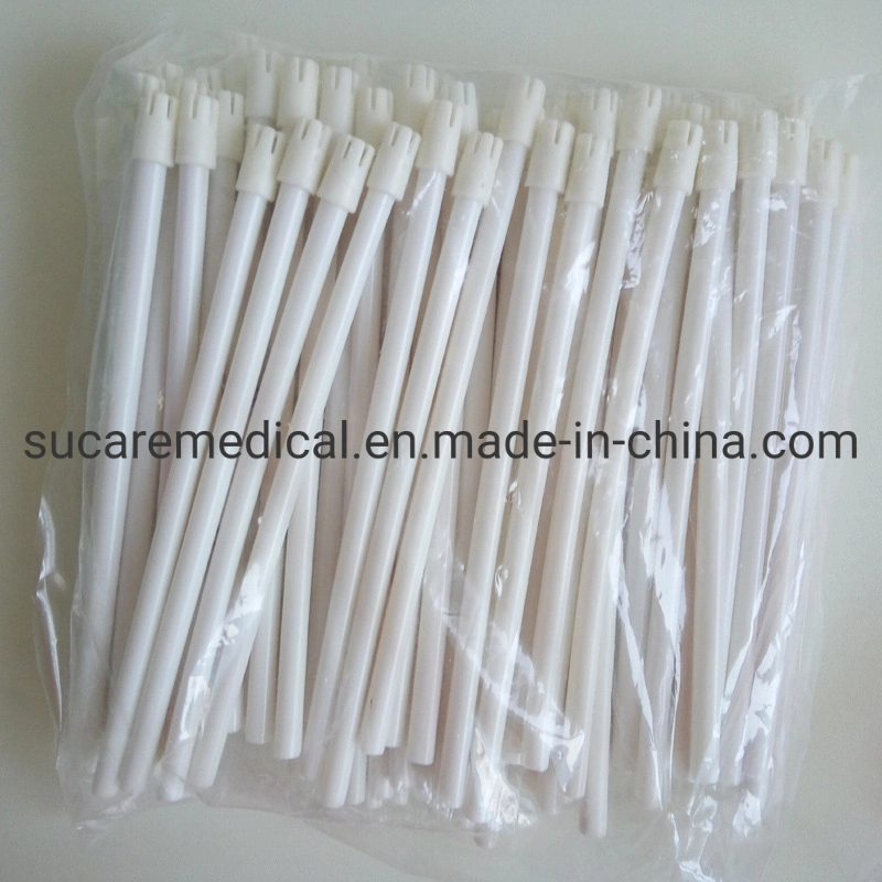 White/White Disposable Dental Saliva Ejectors 100PCS/Bag
