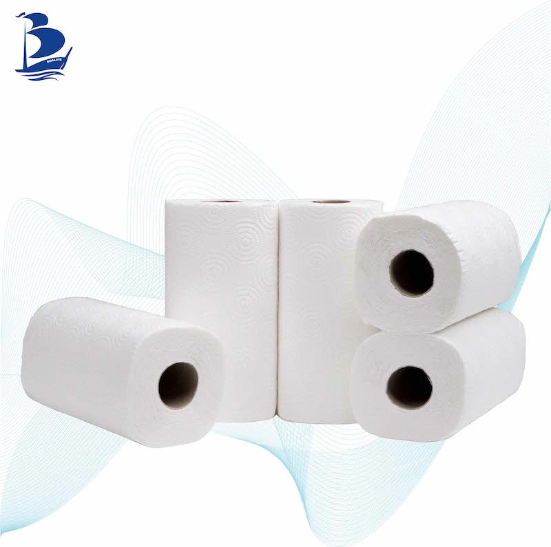 OEM Factory Ultra Soft 1ply Convenient Absorb Oil Kitchen Paper Towel Roll Paper
