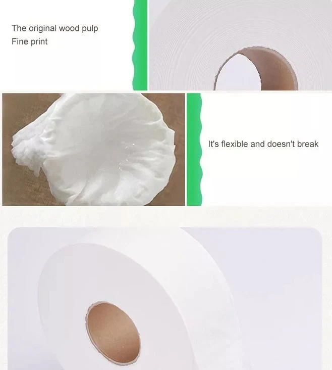 Wood Jumbo Roll Mother Tissue Paper 100% Recycle Customsized Wood Soft Pulp Toilet Tissue and Tissue & Toilet Tissue Paperpulp Parent Jumbo Roll Toilet Paper