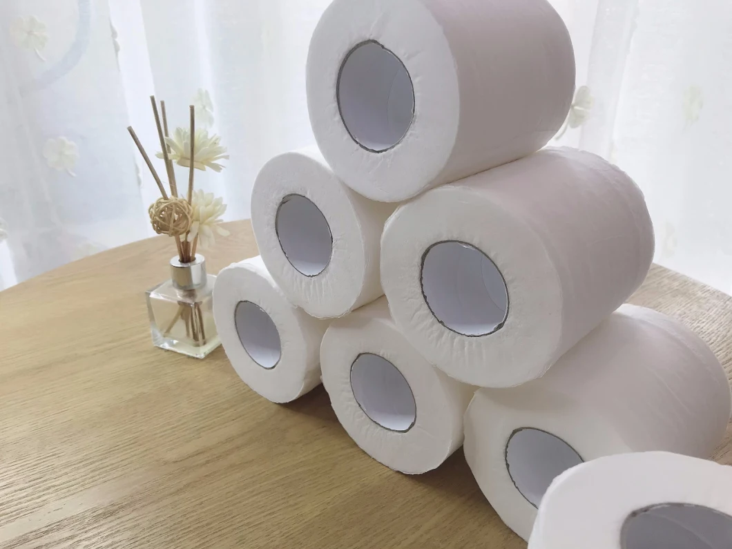 OEM Custom Wholesale Ultra Soft Cheap Bulk Recycled Pulp Bathroom Tissue Toilet Roll Paper on Sale