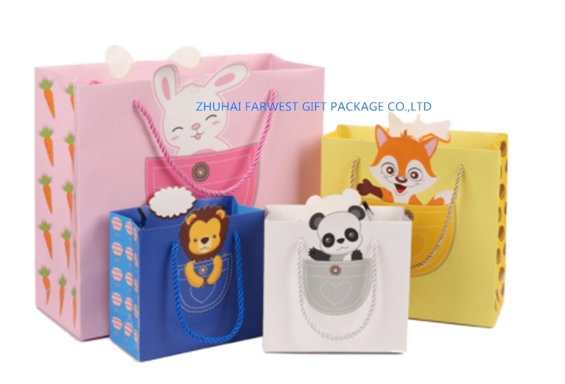 Good Design Paper Gift Bag Wholesale Printed White Paper with Good Price