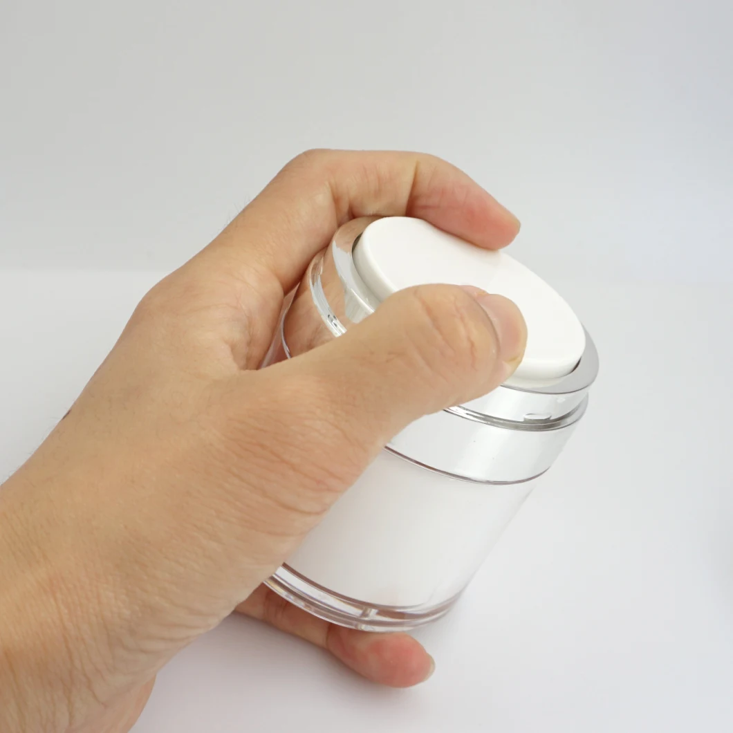15g Customized Anti Aging Sensitive Ingredient Airless Cream Jar for Moisture