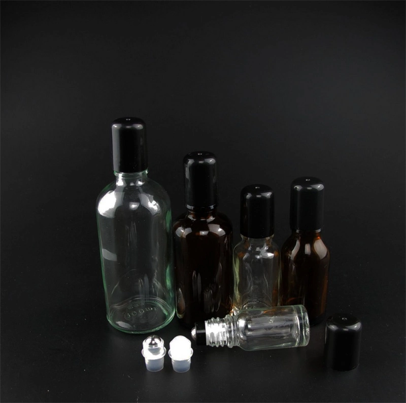 Hot Selling Amber Glass Essential Oil Glass Bottles Make up Glass Bottles Cosmetic Bottles