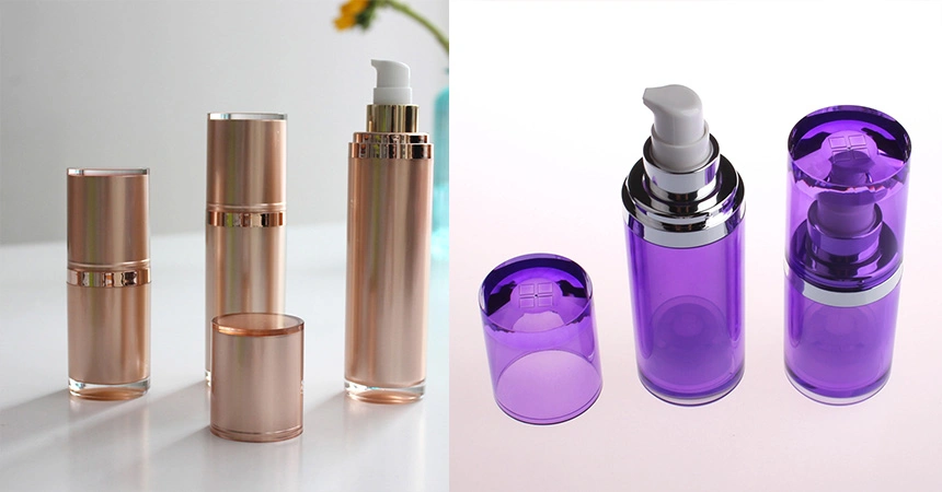 Multi Color Skincare Foundation Modern Cosmetic Airless Pump Bottle Supplier
