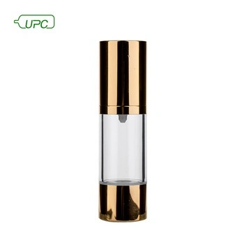 30ml Recycled Bottle Airless Pump Skincare Cosmetic Golden Bottles