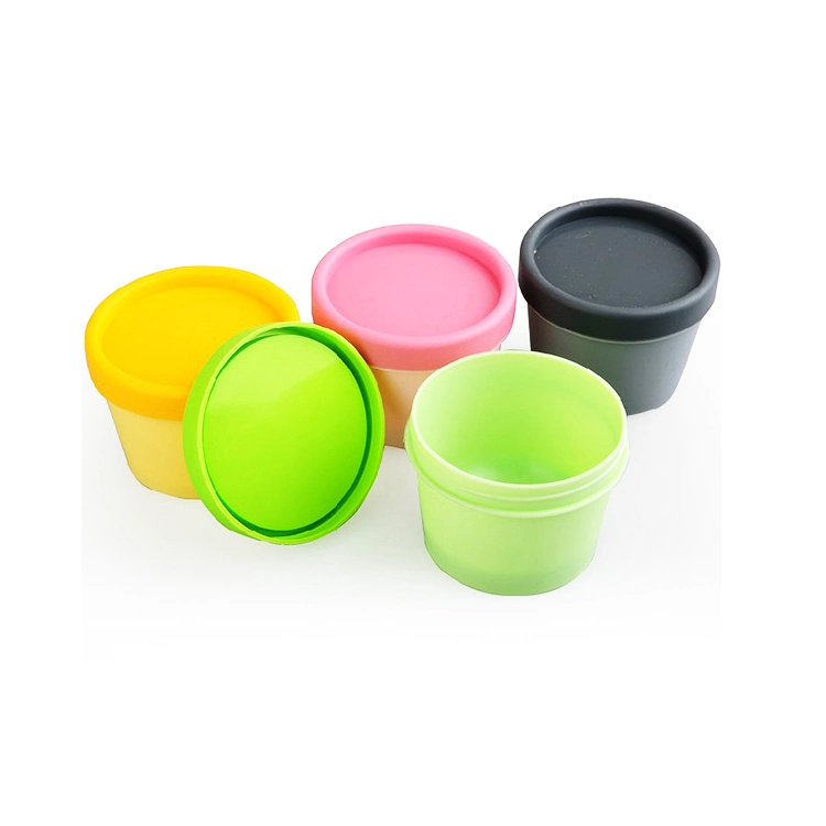 Pink Green Black Travel Plastic Lush Jar Free Sample PP Beauty Face Cream Cosmetic Jar