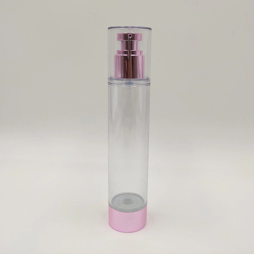 Custom Color 100ml Plastic Cosmetic Airless Lotion Pump Bottle