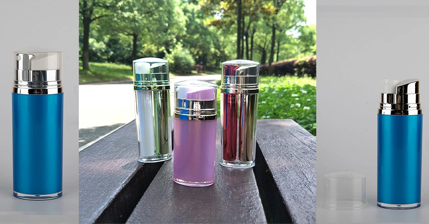 Cosmetics Plastics Containers for Airless Pump Lotion Bottle