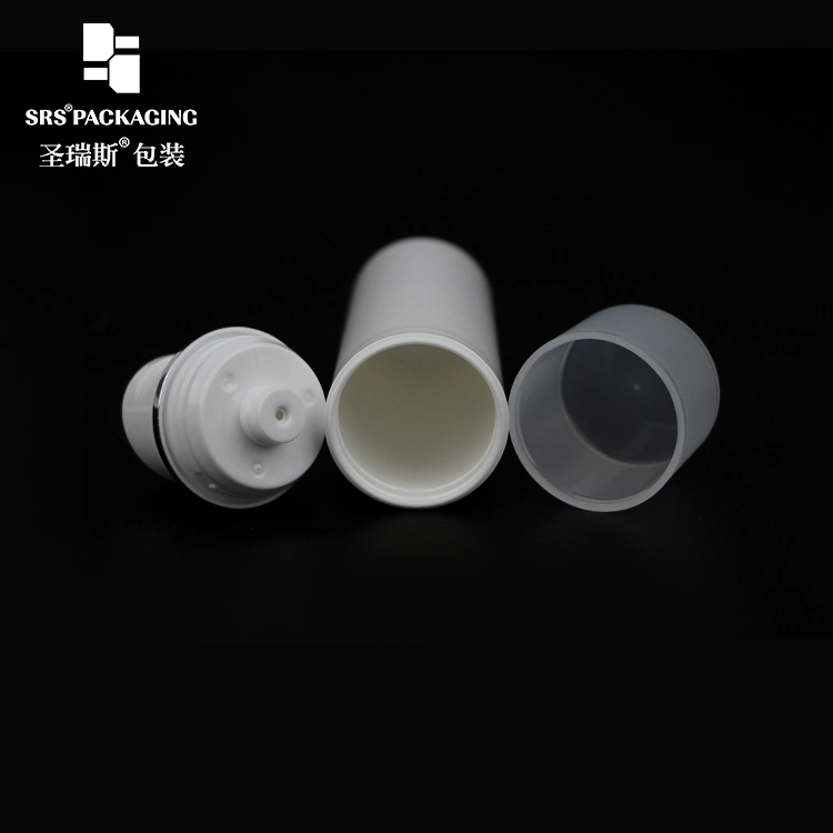 SRS Eco-Friendly Refillable Cosmetic PP Plastic Airless Pump Bottle for Serum Cream Foundation Packaging