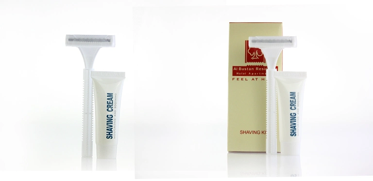 Private Label Disposable Shaving Razor with Shaving Cream