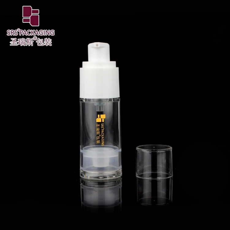 A0220 Lotion Spray 15ml 50ml 1oz Airless Pump Bottle with White Pump