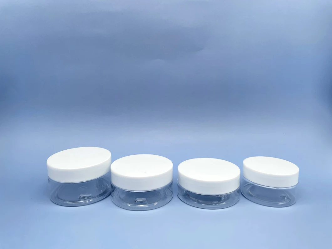 Pet Class Grade Skincare Facemask Cream Cosmetic Packaging Nail Plastic Jar