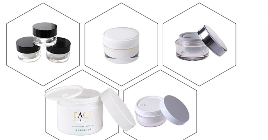 Anti-Aging Cosmetic Cream Jar for Skincare Products