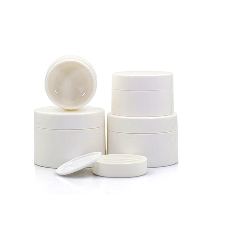 30g 50g 100g White Plastic Cosmetic Packaging Jar PP Face Cream Jar