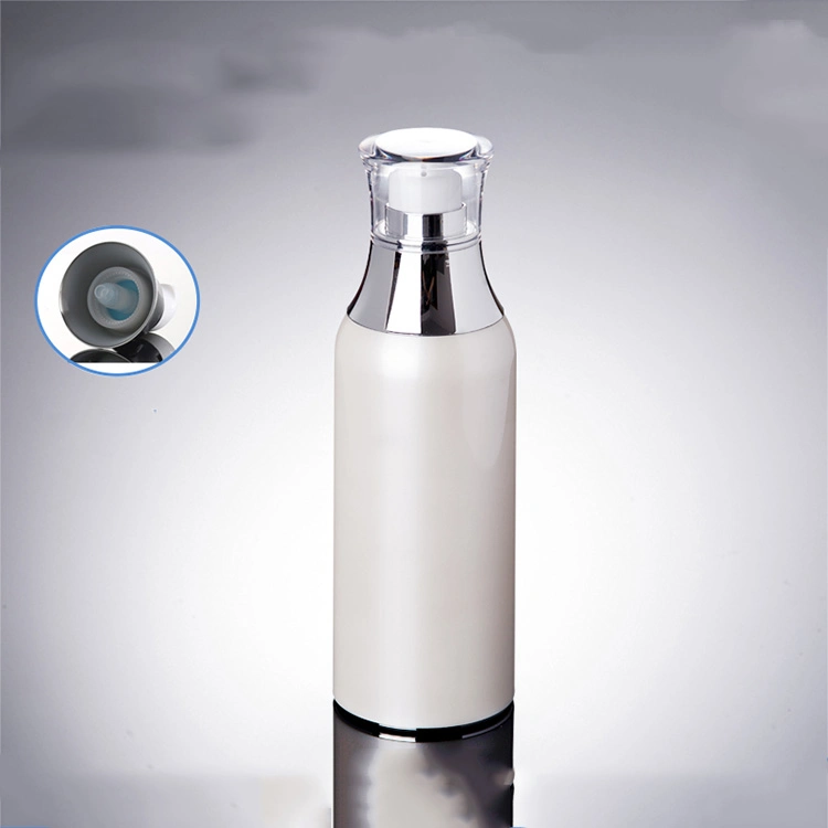 Factory Price 100ml Pearl White Airless Pump Bottle Lotion Plastic Bottle
