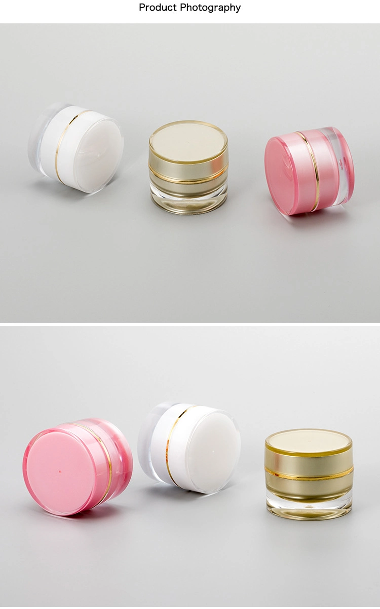 in Stock Low MOQ Factory Direct Sale 10g Plastic Pink Cream Jar Lip Balm Jar Lip Scrub Jar for Beauty Product